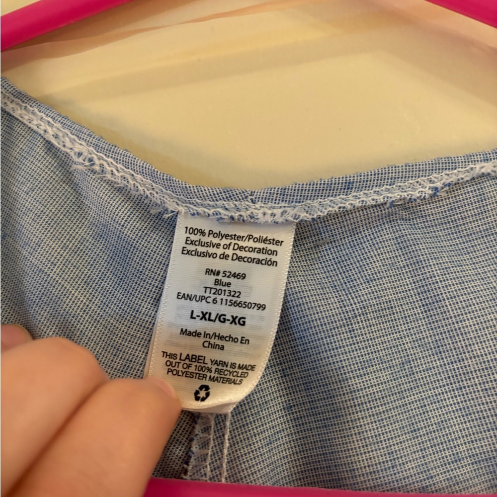 Light Blue Embroidered Kimono - Picture 7 of 8